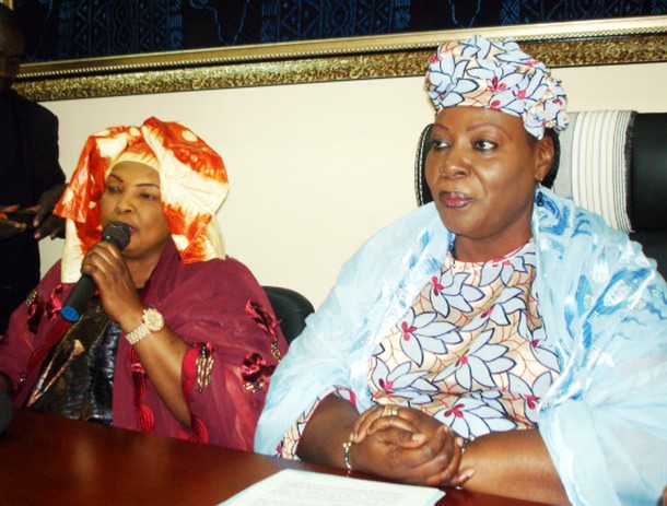 Mme Cissé Fatoumata Kouyaté et le ministre Aissata Bangaly