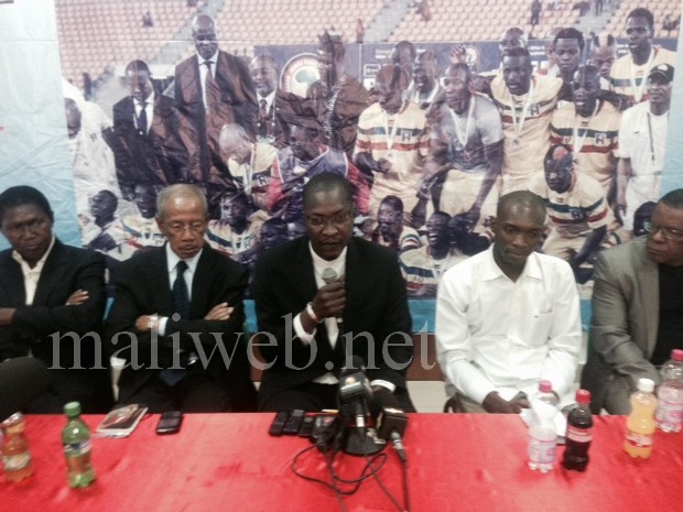 Le ministre des Sports hier à la journée de mobilisation autour des Aigles du Mali