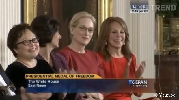 Barack Obama : sa declaration d'amour a Meryl Streep, Michelle jalouse ?