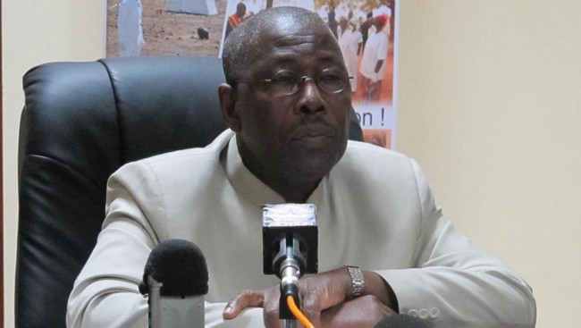 Ousmane Koné, le ministre malien de la Santé (photo) et le chef de la Mission des Nations unies pour la lutte contre Ebola (UNMEER) dans le pays ont annoncé que l'épidémie était terminée dans le pays. RFI/David Baché