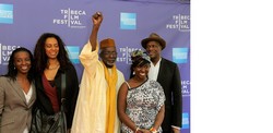 Soussaba Cissé au Tribeca film festival de New-York avec Souleymane Cissé