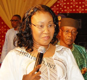 Mme NDiaye Rama Diallo, ministre de la Culture et  de l'artisanat