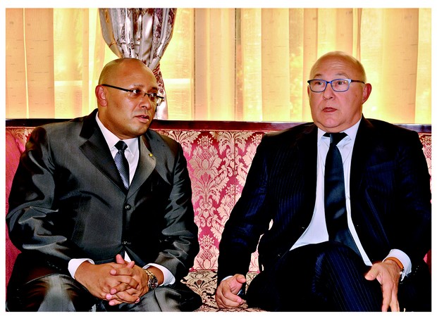 Michel Sapin et le ministre de l'économie e des finances