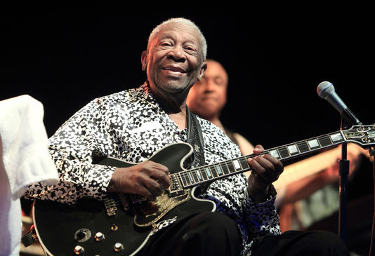B. B. King, en août 2013. OWEN SWEENEY/INVISION/AP