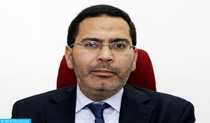 le ministre marocain de la Communication et porte-parole du gouvernement, M. Mustapha El Khalfi