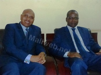 Oumar I Touré et le Pr Tiémoko Sangaré (Adema)