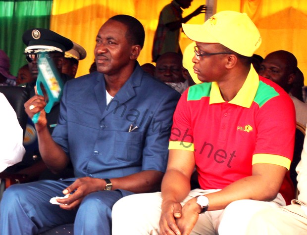 Mohamed Haidara, président de la fédération malienne des sports equestres et le PDG du PMU-Mali