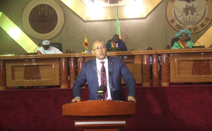Mamadou Igor Diarra à l’Assemblée Nationale
