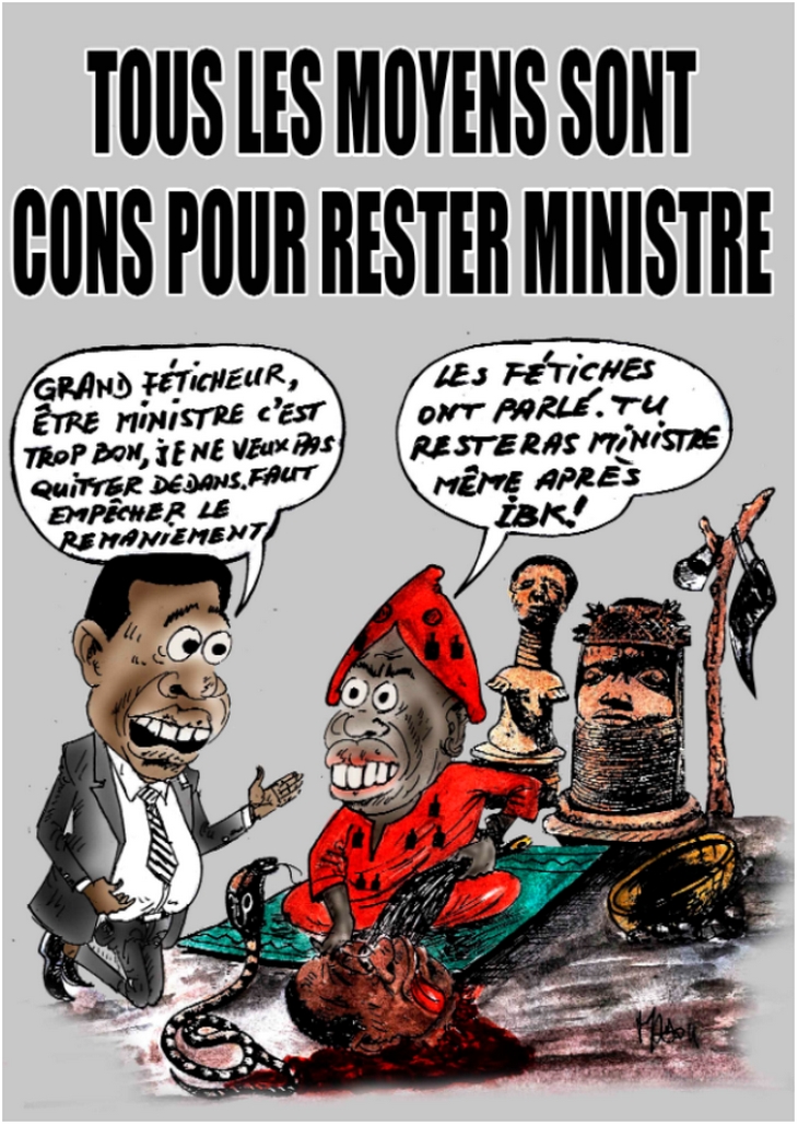 Tous les moyens sont cons pour rester ministre !