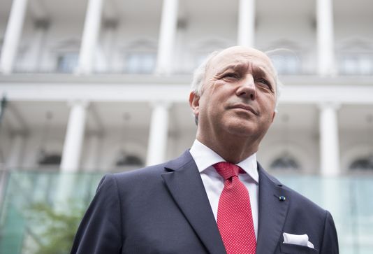 Laurent Fabius aura participé à la dernière ligne droite des négociations. JOE KLAMAR / AFP
