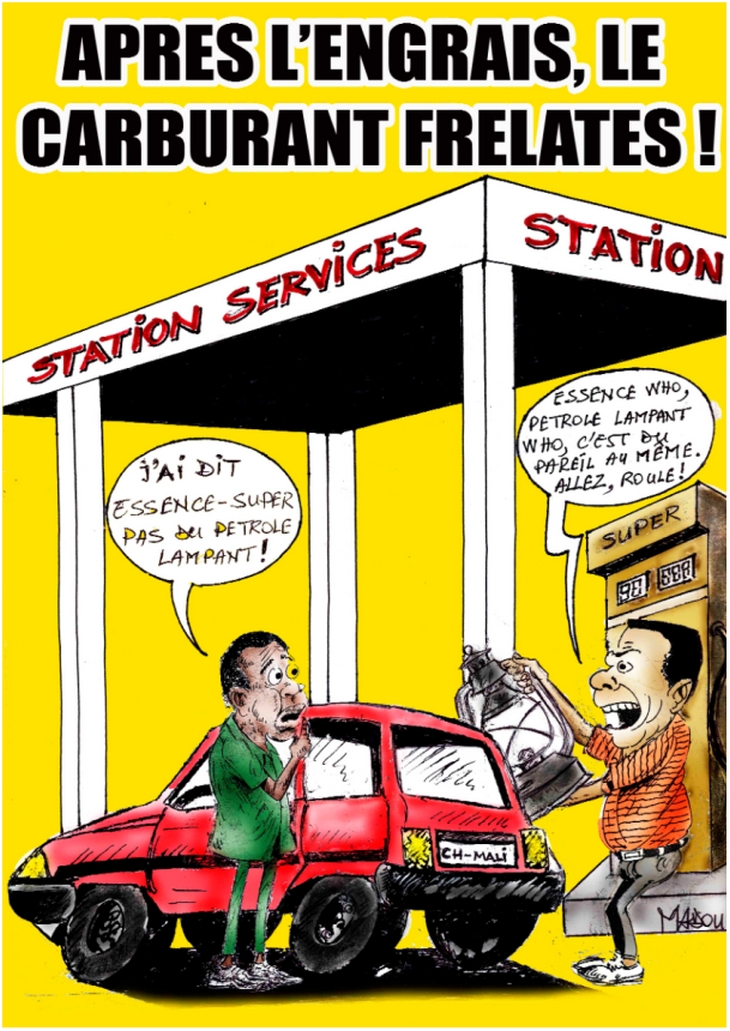 Apres l’engrais, le carburant frelates !