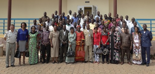 photo de famille à la cérémonie de clôture