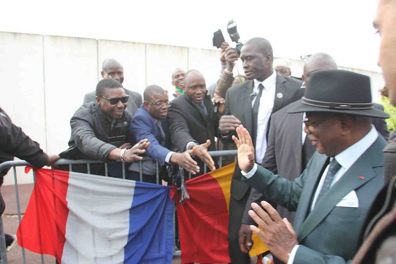 Visite d'état en France : L'arrivée du Président IBK (Paris, le 20 octobre 2015)