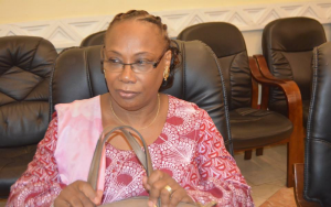 Mme Keita Aida Mbo ministre de l’environnement, de l’Assainissement et du Développement durable