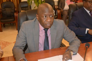 MAMADOU ISMAILA KONATE , le ministre de la Justice et des Droits de l’Homme, Garde des sceaux