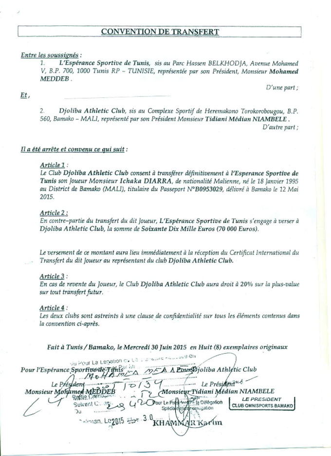 Notre Réponse au ‘’Communiqué de presse’’ du Djoliba AC