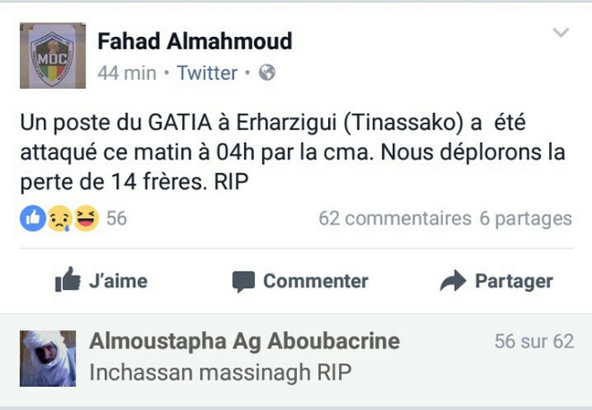 Nord du Mali: 14 combattants du Gatia tués dans une attaque, la CMA pointée du doigt