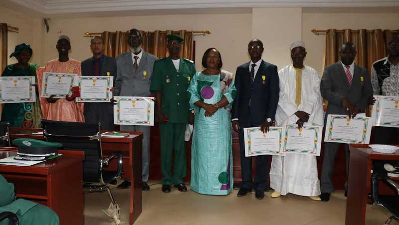 du ministre de l’Environnement, de l’Assainissement et du Développement durable, Mme Kéita Aïda M’Bo