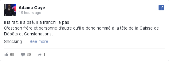 Macky Sall nomme son frère et créé la polémique