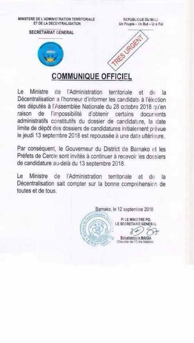 communique