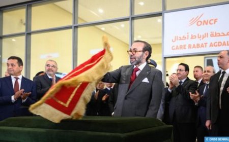 Sa Majesté Mohammed VI, le Roi du Maroc lance à Rabat les travaux de réalisation de la Ligne à Grande Vitesse Kénitra-Marrakech