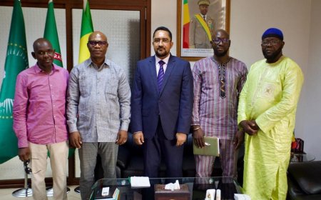 Le ministre Mossa Ag Attaher reçois la famille de Yaya Cissé : "C'est un accord de coopération judiciaire entre  le Mali et la Mauritanie "