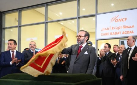 Travaux de la LGV Kénitra-Marrakech : Un projet phare lancé par le Roi Mohammed VI