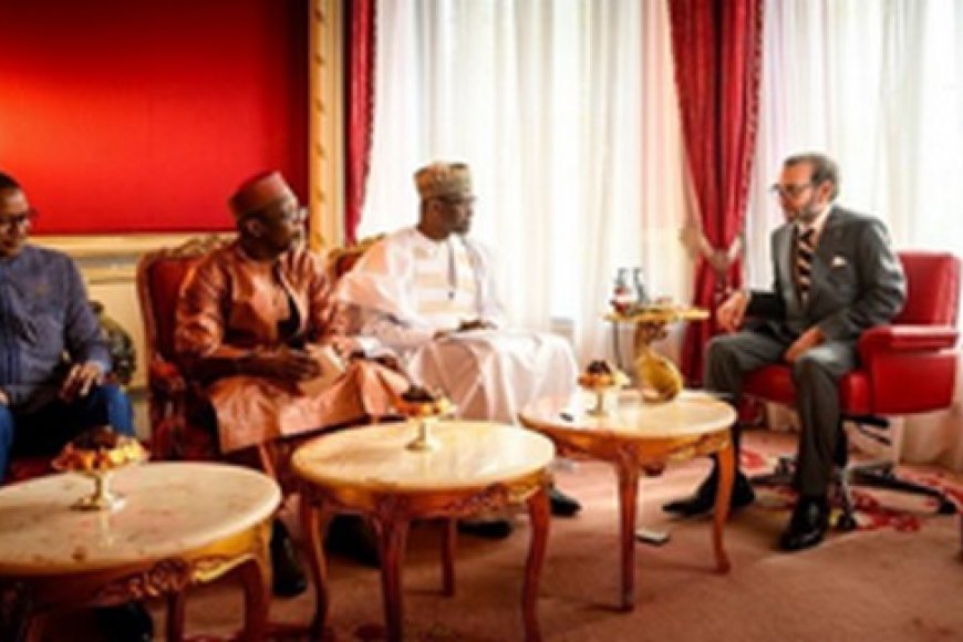 Sa Majesté le Roi, Mohammed VI reçoit les ministres des Affaires étrangères des trois pays de l'Alliance des États du Sahel