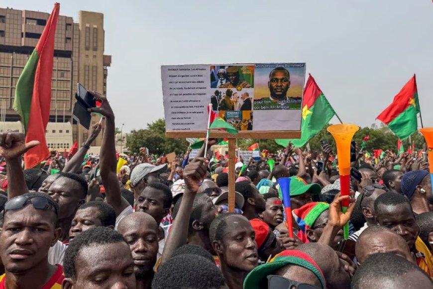 Burkina/marche du 30 avril : La jeunesse africaine réaffirme son engagement sans faille à soutenir le capitaine Traoré