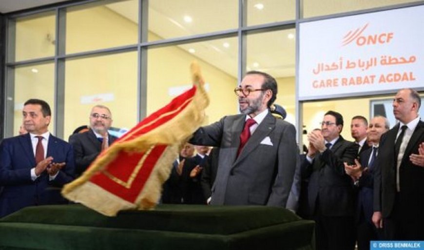 Sa Majesté Mohammed VI, le Roi du Maroc lance à Rabat les travaux de réalisation de la Ligne à Grande Vitesse Kénitra-Marrakech