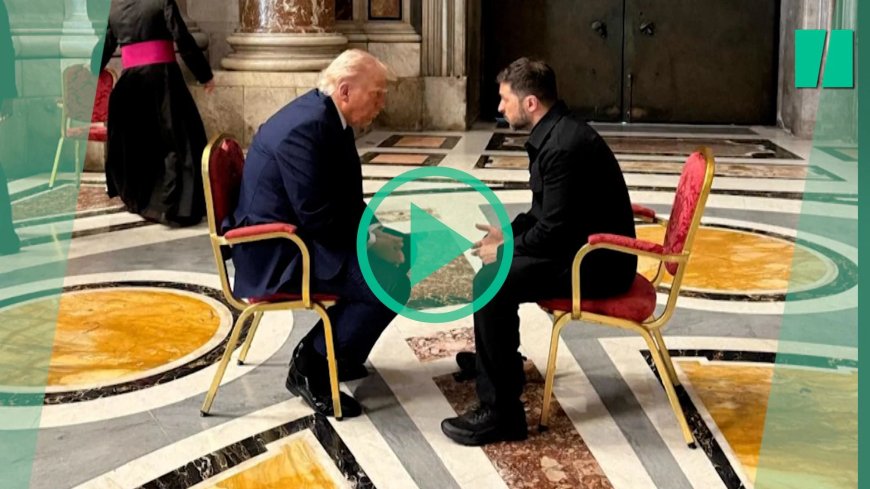 Ces photos de la rencontre entre Donald Trump et Volodymyr Zelensky au Vatican sont déjà historiques