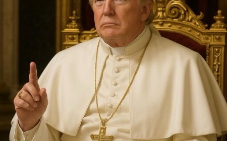 Donald Trump publie un portrait de lui habillé en pape: “J’aimerais devenir souverain pontife”