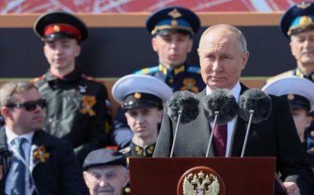 9-Mai: Poutine célèbre les soldats russes en Ukraine en présence de dirigeants étrangers