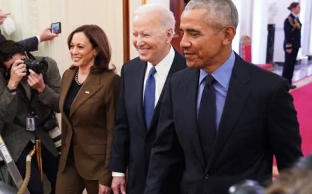 "Joe est un battant": le message de Kamala Harris et Barack Obama après l'annonce du cancer de Biden