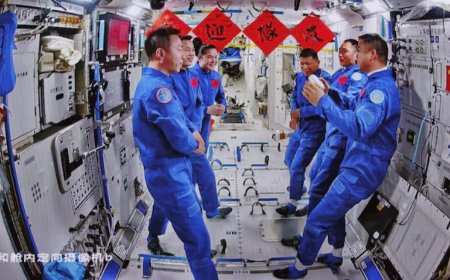 Une espèce inconnue découverte à bord de la station spatiale chinoise