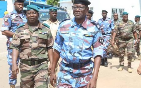 Renforcement de la collaboration  entre les forces de sécurité :  Le Dg de la Police en visite à la Direction générale de la Gendarmerie nationale