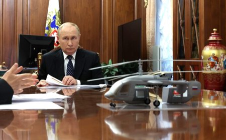 L’hélicoptère de Poutine visé par des drones ukrainiens, assure Moscou