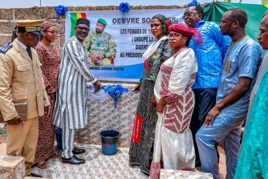 Assistance humanitaire :  Inauguration des 416e et 417e forages réalisés par  Les œuvres sociales du président de la Transition