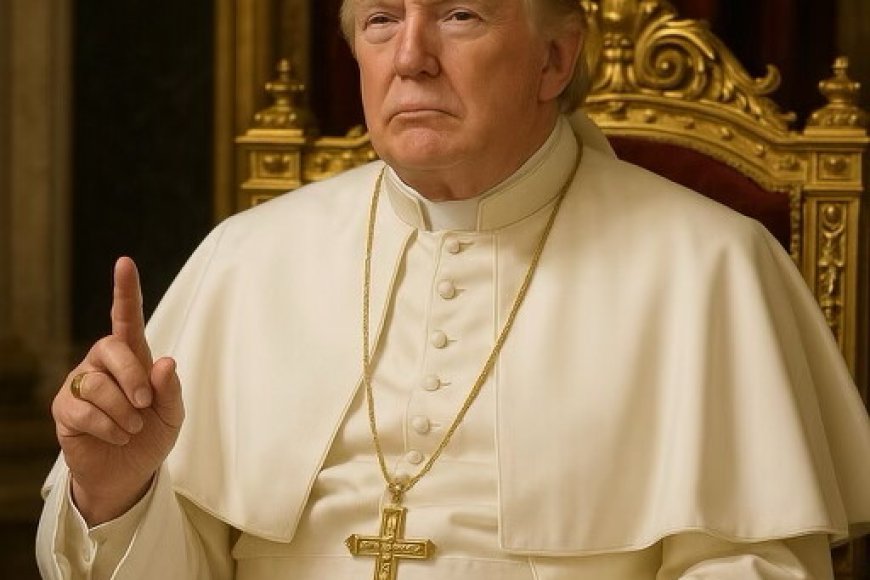 Donald Trump publie un portrait de lui habillé en pape: “J’aimerais devenir souverain pontife”