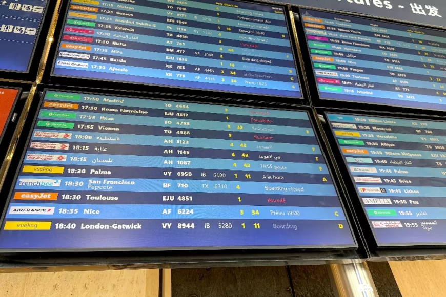 Panne à l'aéroport de Paris-Orly, 130 vols annulés ce dimanche
