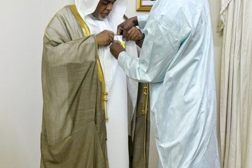 Coopération Mali-Arabie Saoudite : L'ancien ambassadeur Khaled Mabruk Al-Khaled élevé au rang de chevalier de l'Ordre à titre étranger