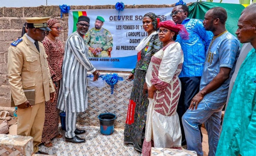 Assistance humanitaire : Inauguration des 416e et 417e forages réalisés par Les œuvres sociales du président de la Transition