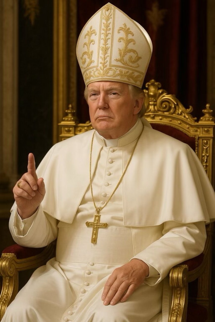 Donald Trump publie un portrait de lui habillé en pape: “J’aimerais devenir souverain pontife”