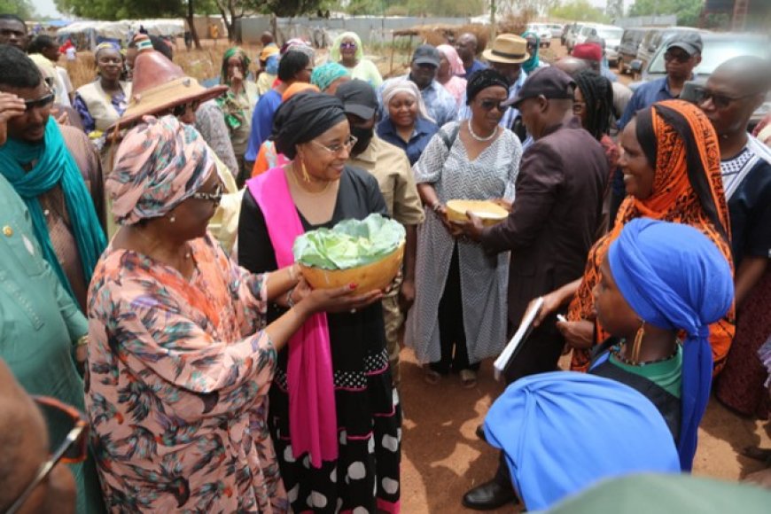 Pour s’imprégner du quotidien des acteurs évoluant dans l’Economie Sociale et Solidaire, les ministres malien et congolais sont allés sur le terrain de Bamako à Baguineda.