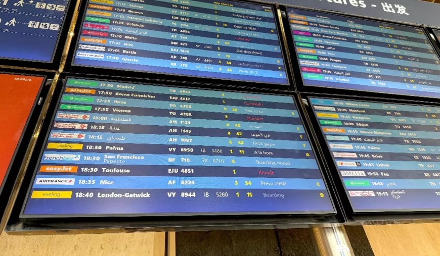 Panne à l'aéroport de Paris-Orly, 130 vols annulés ce dimanche