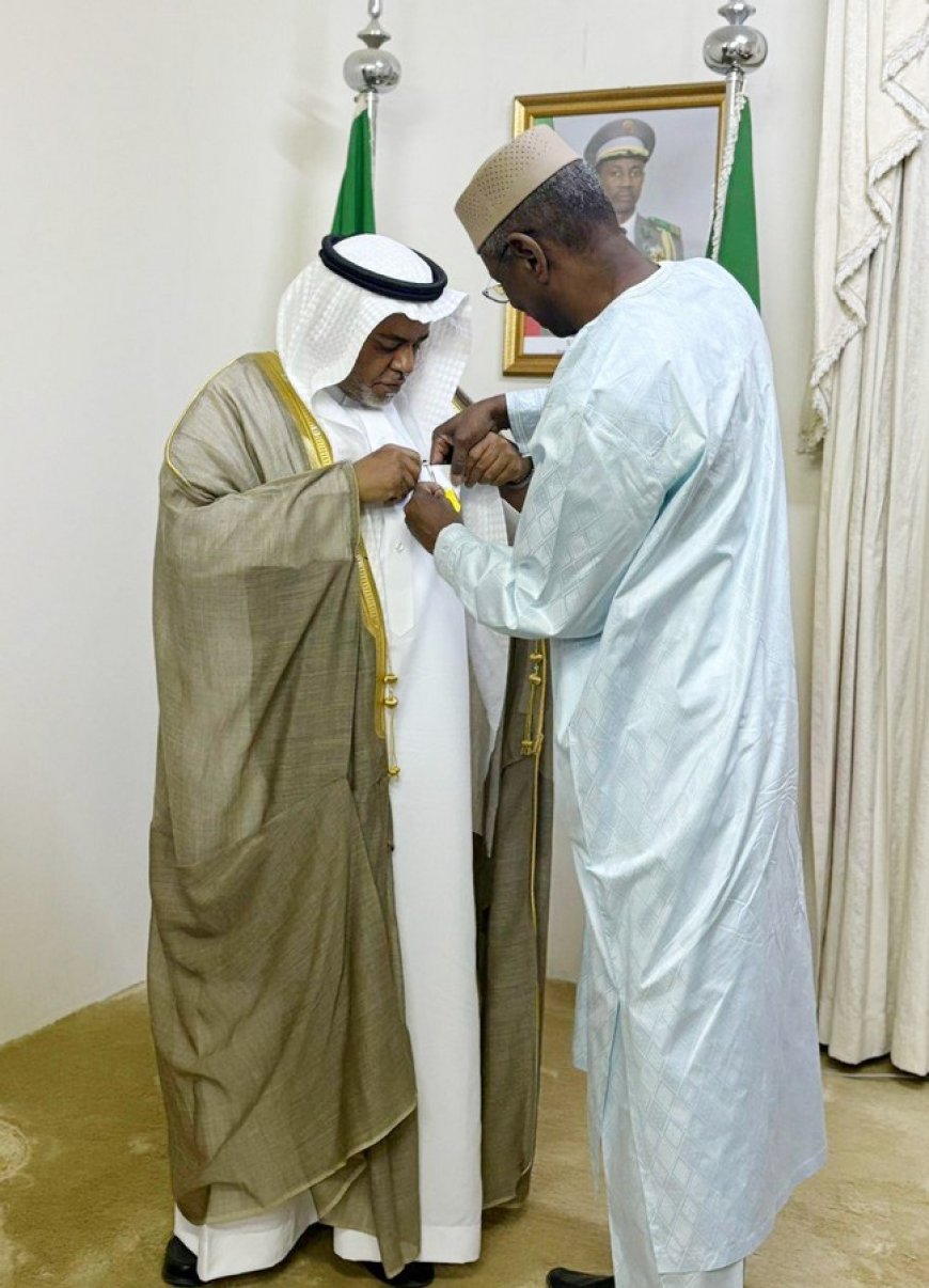 Coopération Mali-Arabie Saoudite : L'ancien ambassadeur Khaled Mabruk Al-Khaled élevé au rang de chevalier de l'Ordre à titre étranger