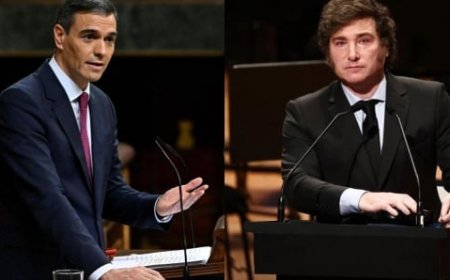 Le président argentin Milei traite l'Espagnol Sanchez de "voyou" pendant sa visite à Madrid