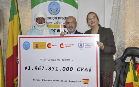 L’ambassadeur Antonio Guillen Hidalgo l'a annoncé hier : "L'Espagne octroie 1 967 871 000 FCFA au PAM pour appui au CSA"