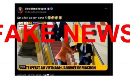Benbereverif : La vidéo montrant Brigitte Macron pousser Emmanuel Macron à sa descente d’avion est générée par IA