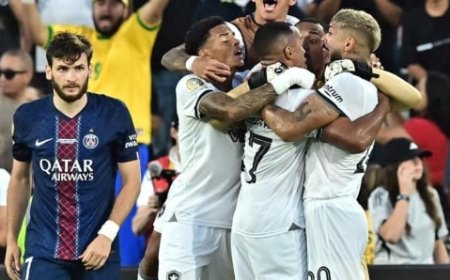 Mondial des clubs: battu par Botafogo, le PSG redescend de son olympe